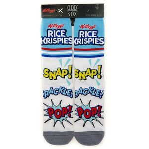 Odd Sox Rice Krispies Cereal Kellogg’s Crew Socks Mens Womens Novelty Gift